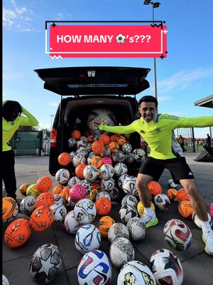 How many ⚽️’s could we fit in the van? #football #Soccer #challenge #lshauto @Coach Cain @Wizzy #sportsontiktok 