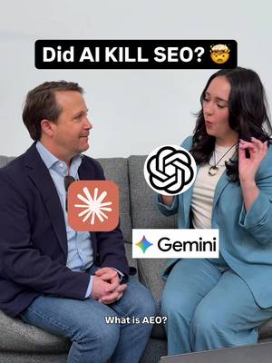 SEO traffic is down 15–25% bc everyone is using AI for search instead 🤯 Head to the link in bio to watch @Webflow FlowTV for all the Answer Engine Optimization content and insights. Help your brand build a website that AI can’t ignore! The scary stat that stuck with me: 80% of consumers now rely on zero-click results! They’re getting their answer from AI and never clicking through to your site, so you HAVE to care about your AEO strategy. #WebflowPartner