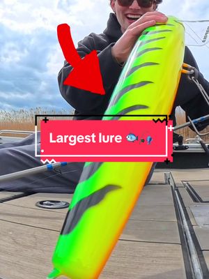 I Fished the Worlds LARGEST Lure 🐟🎣 #fishing 