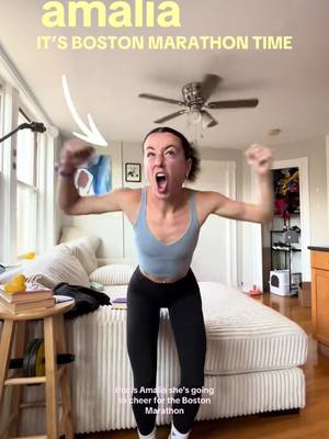 #onthisday me cheering last year for boston marathon what a vibe #run #runner #Running #marathon 