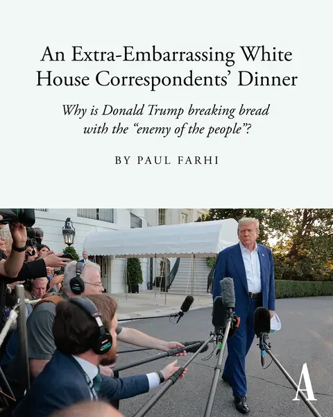 The White House Correspondents’ Dinner “has always been a bit of an embarrassment”—but this year’s gala figures to be more awkward and embarrassing than usual, @farhip argues. [A previous version of this post indicated the dinner had already happened.] 📸: Chip Somodevilla / Getty