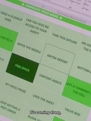 Basically the office personality hire and crushing at office bingo