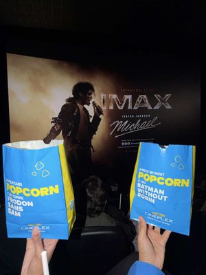 The Michael Movie was so good 👌🏽 the ending hinted that there will be a second part for everyone wondering (we dressed up and did our makeup to look like him which is why we might look different) @Lionsgate @Cineplex Pictures @michaelthemovie #michaelmovie #michaeljacksonfan #michaeljackson #moviepremiere #fyp 