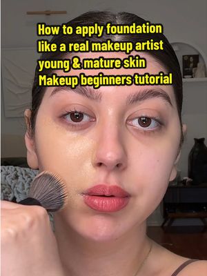 NEVER APPLY YOUR FOUNDATION LIKE THIS 😱😡 makeup artists will NEVER DO this ❌ so let me teach you how to get flawless skin if you’re a beginner and makeup , in this make up tutorial I’ll teach you how to apply your foundation if you have mature skin or even if you have young skin with no wrinkles!  it will never sit or settle on your creases like this In this makeup tutorial my cream @Tatcha dewy skin cream and dewy skin serum  And my foundation is my favorite @YSL Beauty all hours matte finish with a @Makeup By Mario brush and a @BeautyBlender #makeuptutorial #makeup #makeupforbeginners #foundationroutine #matureskinmakeup 