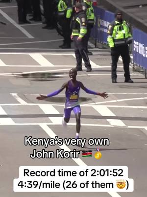 Kenya’s John Korir shattered the Boston Marathon record 🔥 (via @bucketlistboston) #bostonmarathon #marathon #kenya 