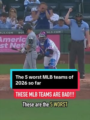 The 5 worst MLB teams of 2026 so far #yordanalvarez #astros #phillies #mets #MLB