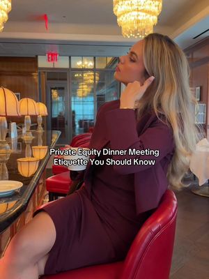 1. Don’t over-explain your title or role  Bad: “So I’m technically a senior associate but I kind of function more like a VP in terms of what I’m responsible for...”  Good: “I’m a senior associate at [firm], focused on middle market buyouts.”  2. How you handle the bill Bad: Reaching for the bill, offering to split, or making a comment about the price of anything.  Good: You never touch the bill at a PE dinner unless you are the host. The person who invited you is handling it and acknowledging it out loud makes everyone uncomfortable. 3. How you introduce yourself to someone you already know  Bad: “Oh we’ve actually met before, it was at the XYZ conference last year, I’m not sure if you remember me...”  Good: Re-introduce yourself cleanly every time. “Hannah, good to see you again.” Never put someone in the position of pretending to remember you. 4. How you handle not knowing something at the table  Bad: Bluffing your way through a reference you don’t know — a fund, a deal, a name — and getting caught. Good: “I’m not familiar with that one — tell me more.” Curiosity can be seen as more confident and always beats bluffing. 5. How you follow up after  Bad: “It was so great to meet you, I’d love to stay in touch!” with no specific next step.  Good: One specific email the same night referencing one specific thing from the conversation. Just proof you actually paid attention and remembered parts of the conversation. #privateequity #womeninfinance #investmentbanking #wallstreet #corporategirl 
