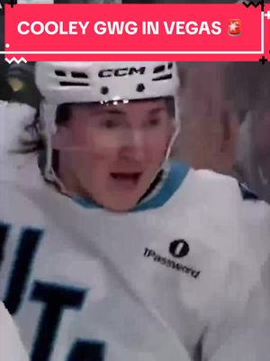 Logan Cooley's late third period goal stood as the GWG for Utah's first ever playoff win in Game 2! (via: @NHL)