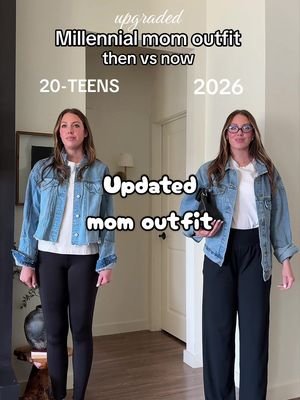 Updated cool mom outfit idea! Follow for more updated mom outfits!  #momoutfit #momstyle #coolmom 