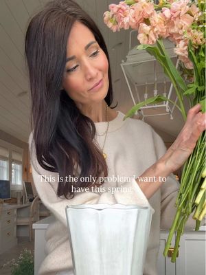 My kind of problem. 🌸  Who can relate? Lol Follow @fraicheliving for more florals, all season long. #garden #gardening #bouquet #florals #flowers