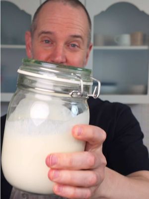 Making butter by hand…probably the most difficult way possible