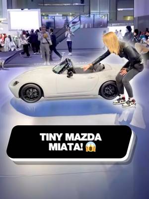 This would be a breeze to park 🤣 #mazda #miniture #tiny #cars #supercarblondie