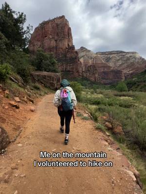 It do be like that though 🤷🏻‍♀️  📍 Zion National Park  #zion #zionnationalpark #hike #angelslanding #travel 