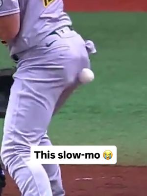 This might be the greatest hit by pitch in baseball history 😅 #MLBonNetflix #MLB #baseball #majorleaguebaseball