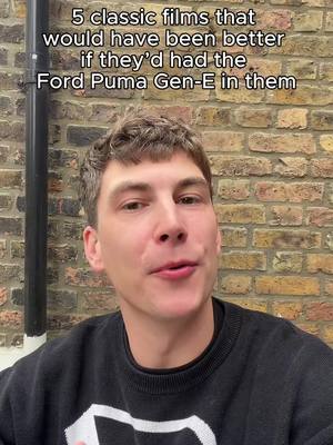 5 classic films that would have been better if they’d had the Ford Puma Gen-E in them  #ad @forduk