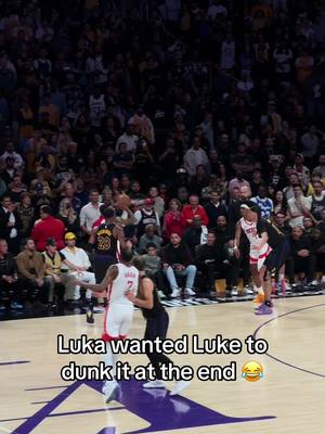 Luka and Luke just havin’ fun out there 😂😭