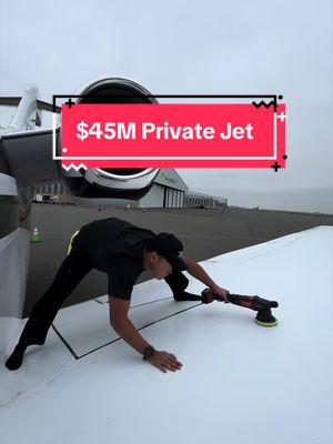 $11M/year detailing airplanes sounds great.. until you realize how dangerous it can be  #aircraftdetailing #detailing #aviation 