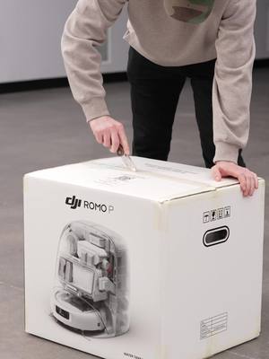 Not Your Typical Design… Check out the new DJI ROMO P...Link in Bio 👀  Thanks to @DJI Official for partnering on this video #dji #romop #robot #cleaner