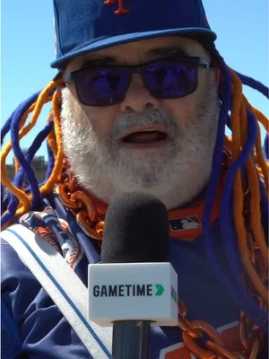 We asked Mets fans to explain their loyalty 👀 💚 #Gametime #Mets #MLB 