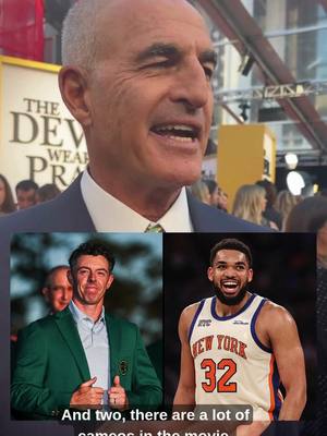Devil Wears Prada 2 Director David Frankel teases Rory and KAT cameos 👀 #espnsocial #rorymcilroy #karlanthonytowns #devilwearsprada 
