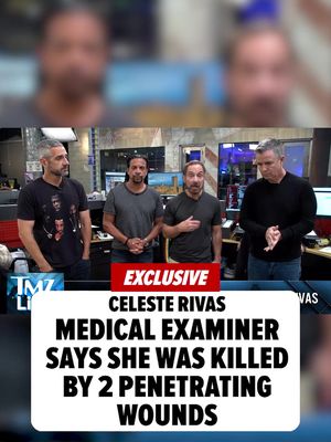 🚨 The Los Angeles medical examiner ruled Celeste Rivas’ death a homicide caused by multiple penetrating injuries with unspecified objects — but key details in the autopsy report could become a major issue at trial. Full details in the link in our bio.