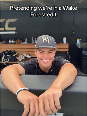 Plot twist: it’s actually Wake Forest baseball😎 #GoDeacs🎩 #WakeForest #baseball #collegebaseball 