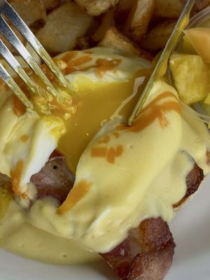 This is what your money gets you! Worth every bite. #eggsbenedict #Brunch #Tiktokfoodie #Brunchideas  #FoodTok