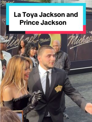 La Toya Jackson at the 'Michael' premiere in Los Angeles. #MichaelJackson #MichaelMovie 