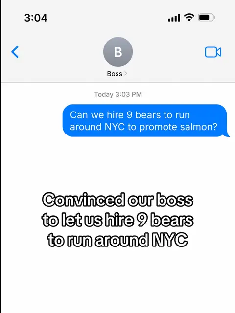 Hope this works tbh 🐻 #cava #nyc #bears 