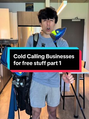 Cold calling a driving range for a free bucket of balls @Skokie Park District #golf #coldcalling #sales #freestuff