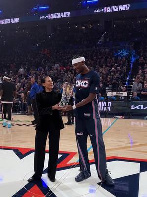 Pregame honors for the @NBA KIA Clutch Player of the Year before Game 2 🏆