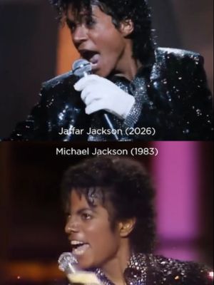 On March 25, 1983, Michael Jackson performed "Billie Jean" at the Motown 25 special in Pasadena and debuted the moonwalk on national television. The world has never been the same. 43 years later, his nephew Jaafar Jackson spent two years preparing to recreate that exact moment frame by frame. He had never acted professionally before. He kept the role secret from his family for a year. He practiced in a mirror for hours every day, studied archival footage obsessively, learned the choreography, the vocal ticks, the posture, the silence between the moves. The production spent two straight nights filming the Motown 25 recreation at the original Los Angeles location. Critics have called it uncanny. Reviewers say watching it feels like boarding a time machine. The physicality, the fluidity, the smile, the way he occupies a stage. Jaafar does not imitate. He inhabits.