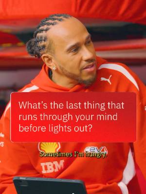 hungry on the starting grid? @lewishamilton and @charlesleclerc answer more fan messages from the Scuderia Ferrari app. #scuderiaferrari #ferrari