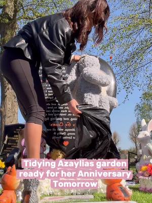 Clearing all of Azaylia’s Easter garden away, getting everything ready for her anniversary tomorrow 👼🧡  making a peaceful space for family and friends to come and lay their flowers. My mind is reopening so many memories… it does every day, but this feels heavier, because tomorrow marks the worst day of my life, losing my little girl 💞 Most days I find a way to keep going, gym, work, responsibilities, just trying to get through, but the pain never leaves. And the PTSD of holding my baby in my arms as she passed… it’s something words will never fully capture, a moment that replays in my mind and breaks me all over again. I miss her more than words could ever say… my beautiful girl, forever my baby 🧡😭👼