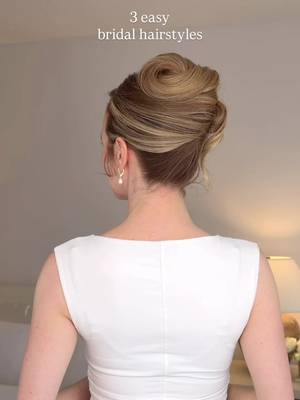 3 easy bridal hairstyles🤍  beginner-friendly tutorials perfect for bridesl, wedding guests, bridesmaids or prom hair I used 3 different @Luxy Hair extensions in Bronde Balayage to add volume and length to each hairstyle • Halo Extension for the half up • Ponytail Extension • Seamless Clip-Ins for the updo Everything’s linked in my bio✨ code: AGABOURY to save $ #luxyhair #luxyhairpartner #bridalhairstyles #hairtutorial #easyhairstyles  