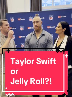Did you know Jelly Roll doesn’t have a phone?! #nfl #nfldraft #georgekittle #jellyroll #postmalone #taylorswift