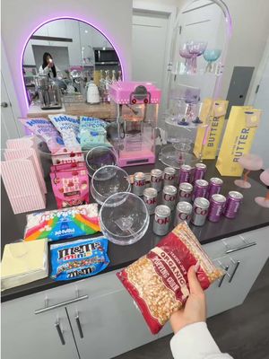 I hope they like it!! 🍿 🎥  #DIY #popcornbar #snackbar 