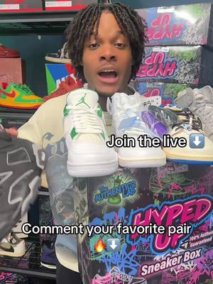 Want to win Sneakers🔥🤯👟 Join the Live #fyp #sneakerhead #sneakers 