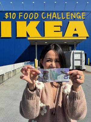 #AD $10 food challenge at IKEA?! @IKEACanada    Swe-dish Thursday is back at IKEA! Every Thursday, IKEA family members get a 50% discount after 11am on 6 main dishes! It’s FREE to sign-up as an IKEA family member!   Bonus! Save even more in-store! IKEA Family members who buy a main meal on Swedish Thursdays get a coupon for $35 off a purchase of $130 or more. Swedish Thursday is ending on May 7th!   My recommendation is getting their NEW falafel balls ($4) and cod balls ($5) which is $9 (before tax) and will definitely fill you up! #IKEACanadaPartner #IKEA #IKEACanada 
