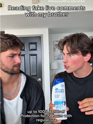 #ad I think he got the hint to use @head&shoulders #headandshoulderspartner #reaction #funny #relatable 