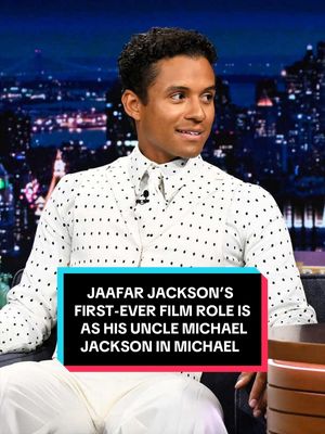 Jaafar Jackson’s first-ever film role is as his uncle @Michael Jackson in @michaelthemovie 🤯 #FallonTonight #TonightShow #JaafarJackson #MichaelMovie #MichaelJackson