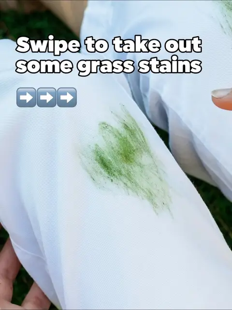 swipe for some grass stain magic ✨ #TideEvo #RealLaundryMagic