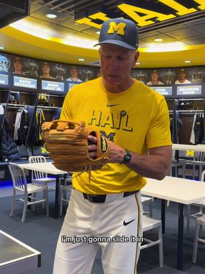 Hey Infielders, “You want to know how to wear your glove?”  Watch this … #baseball #michigan #tips #gloves #training 