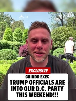 🥳🎉 Grindr's White House Correspondents' Dinner weekend bash in Washington, D.C. is drawing interest from the top reaches of government ... including President Donald Trump's administration! FULL STORY AT THE LINK IN BIO.