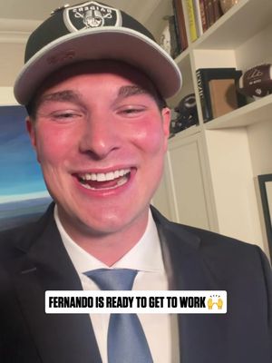#fernandomendoza is ready for raider nation 🔥 #lasvegasraiders #nfl #nfldraft #indianahoosiers 
