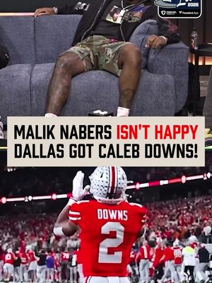 Malik Nabers CRASHED OUT After The Cowboys Draft Caleb Downs! 😂 #nfl #nfldraft #dallascowboys #calebdowns #fyp 