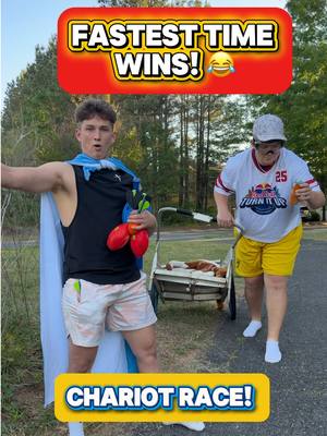 Chariot Race❗️fastest time wins😂 pull up to Columbia, SC tomorrow for the actual @Red Bull USA Chariot Race. 6 pm frat lots #funny #game #sports #givesyouwiiings #chariotrace @Jake and Speed 