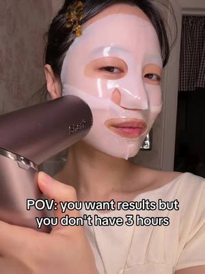 I love my collagen mask but sometimes I can’t wait 3hrs for glass skin 😭 #facemask #glassskin #sheetmask #koreanskincare #collagenmask 