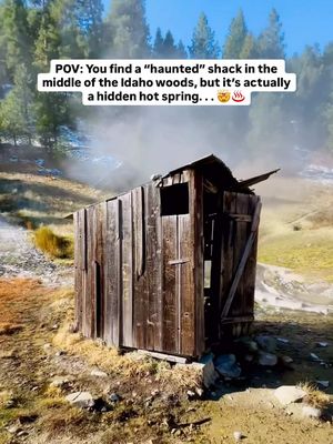 POV: you find a haunted shack in the middle of the Idaho woods… but it’s actually a hidden hot spring 👀♨️ . 🔖 Save for the next time you are wanting to head out and enjoy and Idaho Hot Spring! . ➡️ Send to a friend, family member, your favorite hot spring loving pal who’d love to see this one with you!  . 👋🏻Hi, I’m McKenzie — an avid food and adventure traveler based in Boise, Idaho who loves to share bucket-list itineraries, hidden gems, unique stays & adventure getaways. ✅ Follow @mckenzieinmotion for more!  . Tucked deep in the forest, a short walk leads you to something that doesn’t feel real… 🌲 a rustic soak shack 🛁 a cast iron tub steaming in the trees 💦 hot spring waterfalls cascading into the creek . ✨ This spot is 100% natural geothermal water! No treatment, no filters, just pure Idaho magic  . The experience: 🔥 soak in a tub around 106° 💦 wander between rock-walled pools (temps change with the creek + season) 🌿 listen to the river rush while you sit in the steam . 💕 It’s a little wild… a little rugged… and completely unforgettable. . ⚠️ A few things to know: • Clothing optional (come prepared either way) • Pools are natural + vary in temp • Gets busy in warmer months • Dogs allowed but NOT near or in the springs • Pack it in, pack it out ♻️ . 🥾 Easy 0.25 mile walk through the forest to get there . 🏕️ Camping nearby (seasonal) + day use access . 💭 Comment “bathtub” and I’ll send a couple tips on how to find this haunted shack in the woods!  . 🏆 Idaho really hides the most unreal places in the middle of nowhere. . ⁉️ Have you made it to this special spot yet?! 