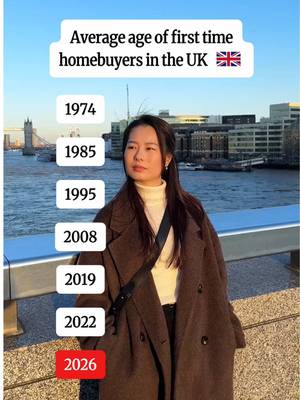 Average age of first time home buyers in the UK 🇬🇧 #firsttimehomebuyer